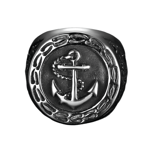 Bague Militaire Ancre Marine - LE SOLDAT