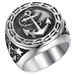 Bague Militaire Ancre Marine - LE SOLDAT