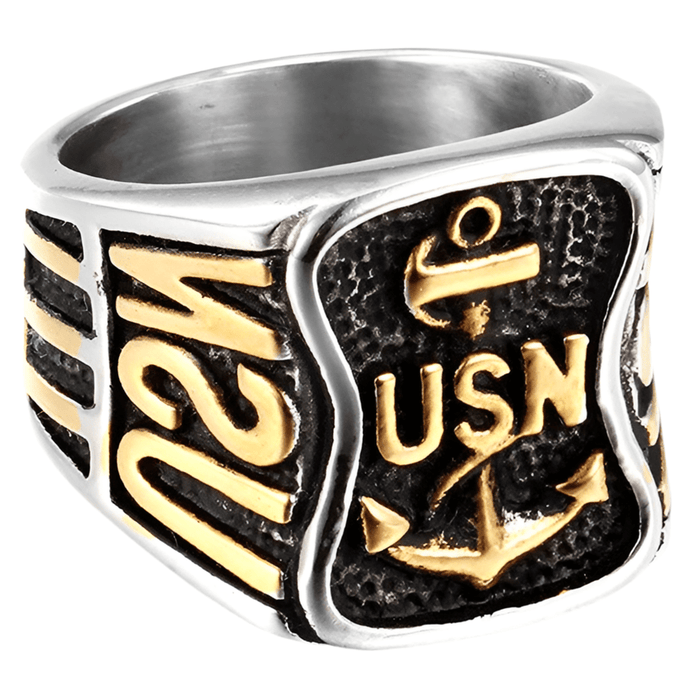 Bague Militaire Chevalière US Navy - LE SOLDAT