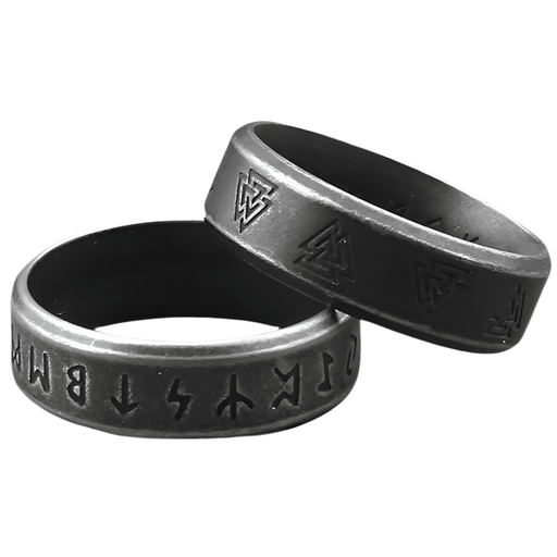 Bague Militaire Runes Viking - LE SOLDAT