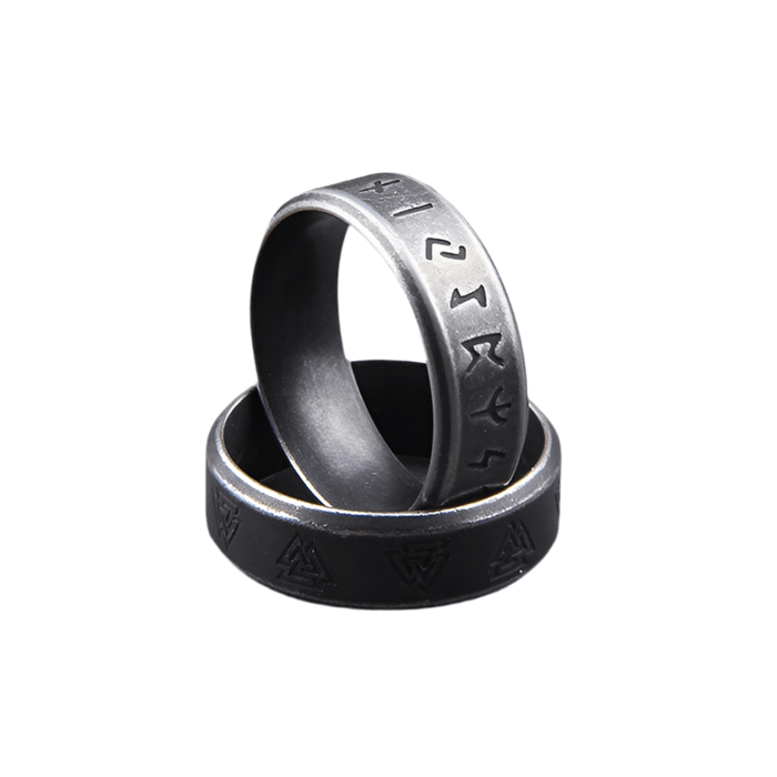 Bague Militaire Runes Viking - LE SOLDAT