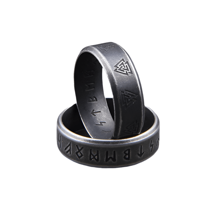 Bague Militaire Runes Viking - LE SOLDAT