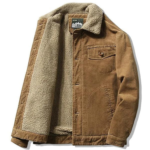 Blouson Aviateur Fourré - LE SOLDAT Marron / S