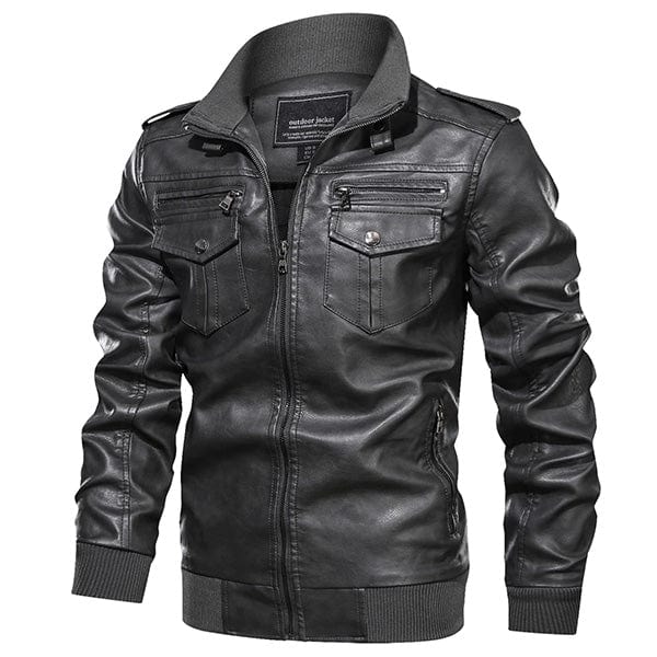 Blouson Aviateur Gris Homme - LE SOLDAT