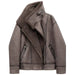 Blouson Aviateur Luxe Femme - LE SOLDAT Gris / XS