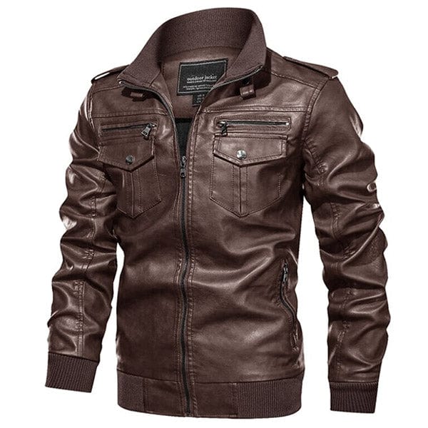 Blouson Aviateur Marron Homme - LE SOLDAT