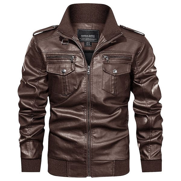 Blouson Aviateur Marron Homme - LE SOLDAT S