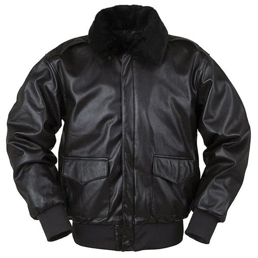 Blouson Aviateur Noir Cuir Homme - LE SOLDAT XS