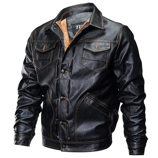 Blouson Aviateur Vintage - LE SOLDAT S / Noir