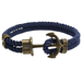 Bracelet Ancre Caen Homme - LE SOLDAT Bleu marine