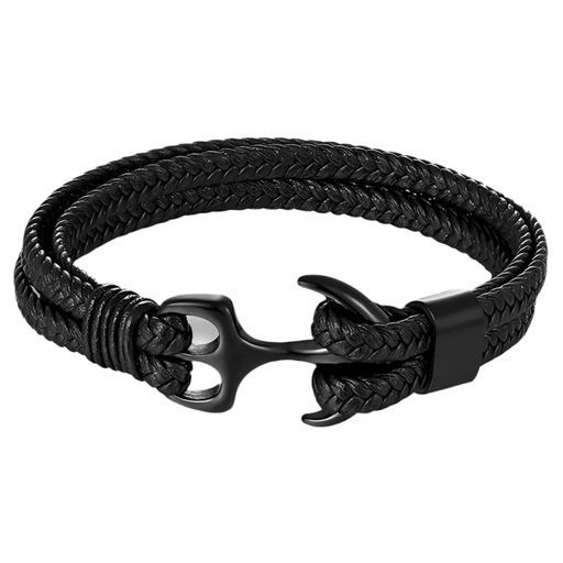 Bracelet Ancre Cuir Homme - LE SOLDAT