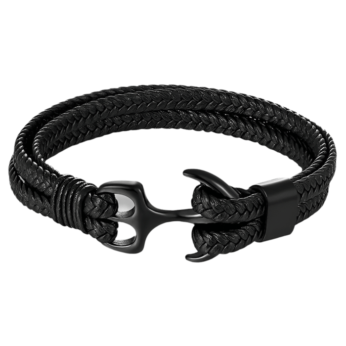 Bracelet Ancre Cuir Homme - LE SOLDAT