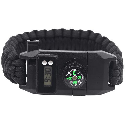 Bracelet Militaire Couteau de Survie - LE SOLDAT Noir