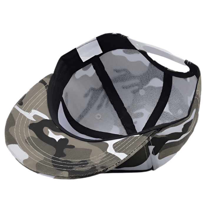 Casquette Camouflage Snapback Gris - LE SOLDAT