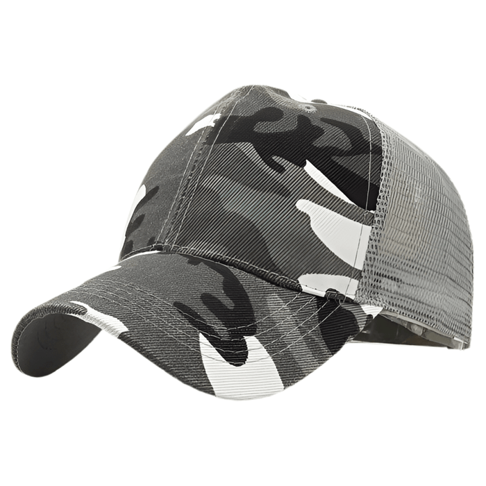 Casquette Camouflage Trucker Gris - LE SOLDAT