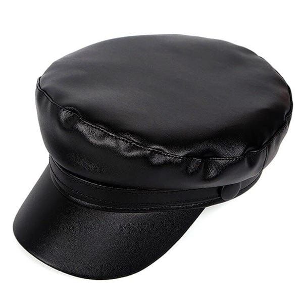 Casquette Militaire Simili Cuir Femme - LE SOLDAT