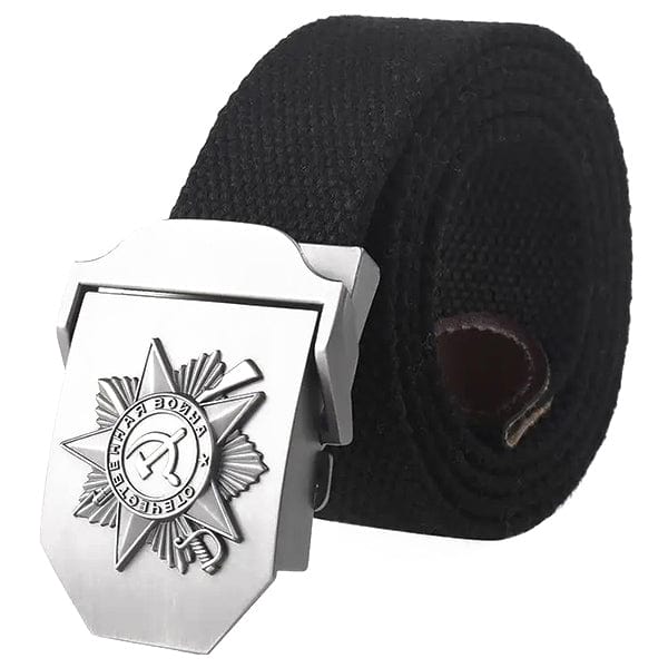 Ceinture Militaire Armée Soviétique - LE SOLDAT Noir / 110