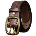 Ceinture Militaire Cuir Armée - LE SOLDAT Marron / 100