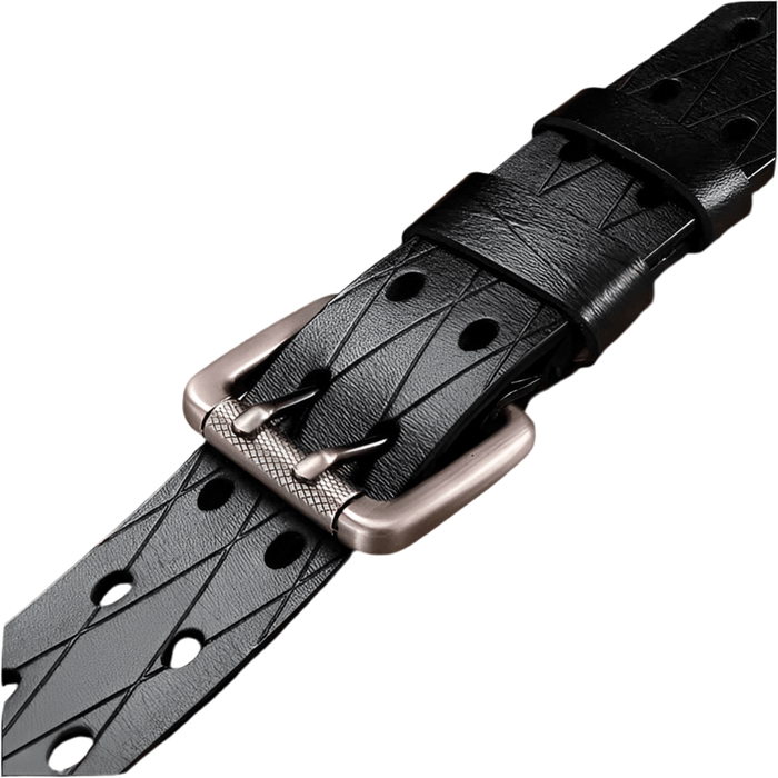 Ceinture Militaire Cuir Noir - LE SOLDAT