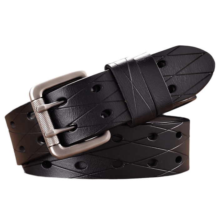 Ceinture Militaire Cuir Noir - LE SOLDAT