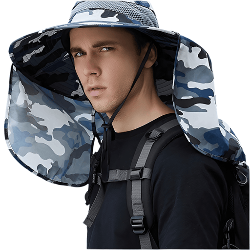 Chapeau Militaire Pêche - LE SOLDAT Camouflage Bleu / 55-61 cm