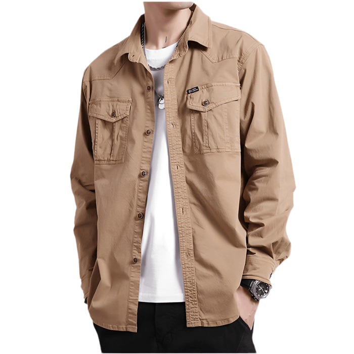 Chemise Militaire Beige - LE SOLDAT