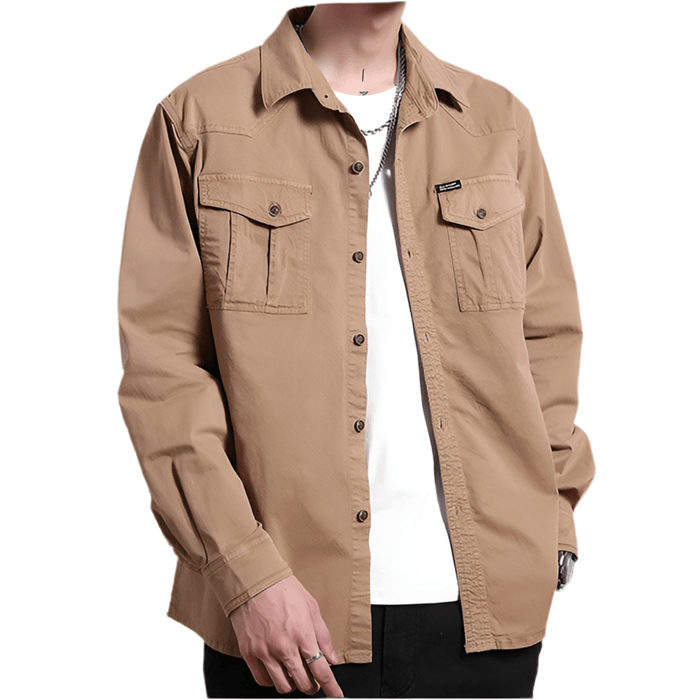 Chemise Militaire Beige - LE SOLDAT