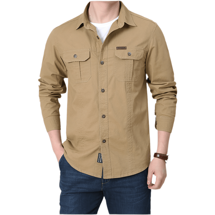 Chemise Militaire Kaki Homme - LE SOLDAT