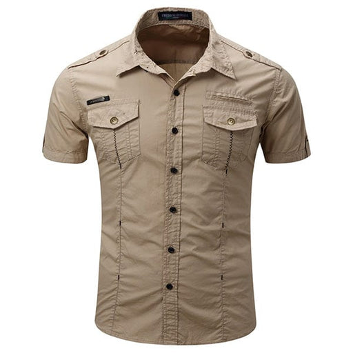 Chemise Militaire Manche Courte Homme - LE SOLDAT