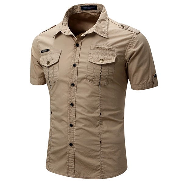 Chemise Militaire Manche Courte Homme - LE SOLDAT S