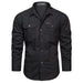 Chemise Militaire Noir Homme - LE SOLDAT