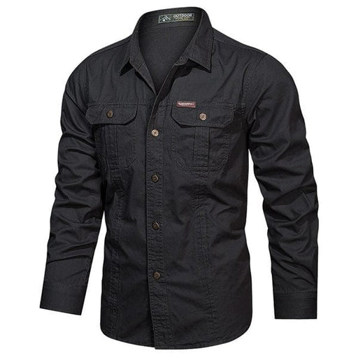 Chemise Militaire Noir Homme - LE SOLDAT M