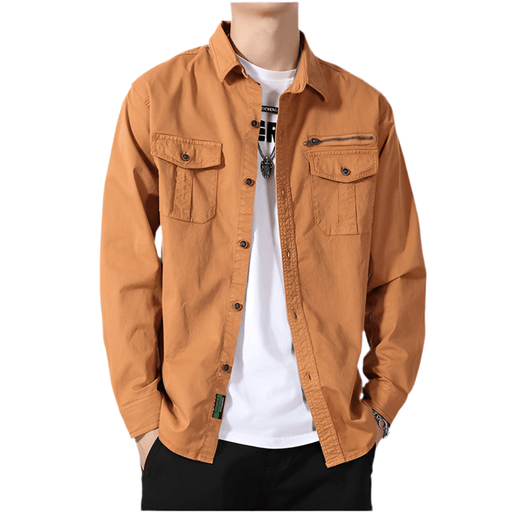 Chemise Militaire Style Orange - LE SOLDAT