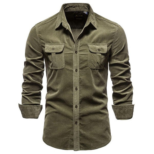 Chemise Militaire Velours Homme - LE SOLDAT M