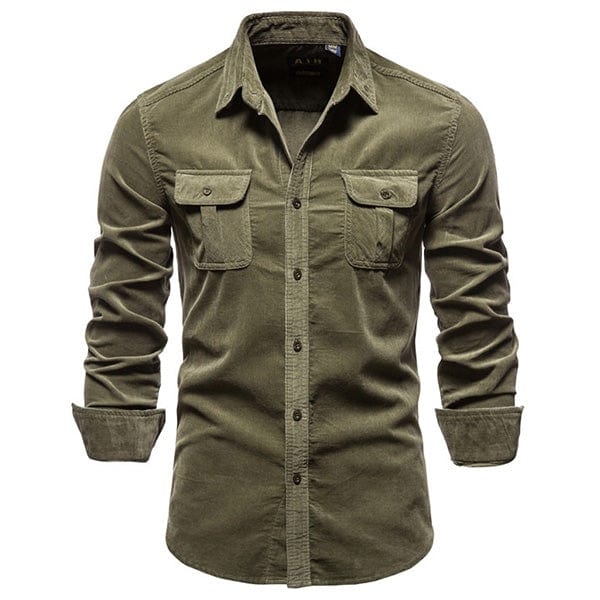 Chemise Militaire Velours Homme - LE SOLDAT M