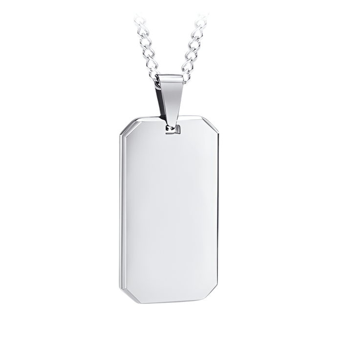 Collier Militaire Acier Dog Tag - LE SOLDAT