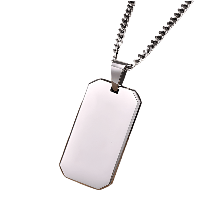 Collier Militaire Acier Dog Tag - LE SOLDAT