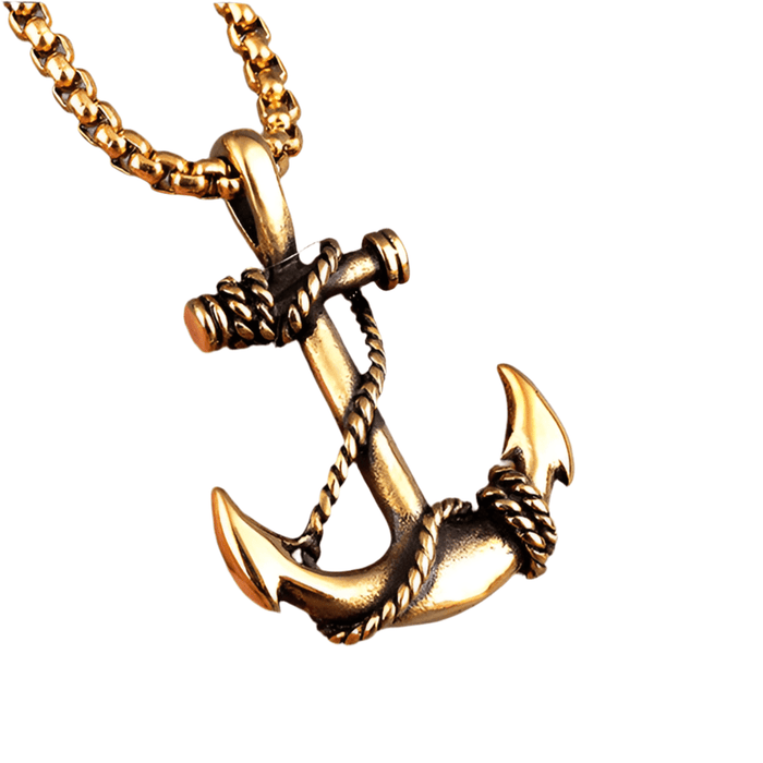 Collier Militaire Ancre Marine - LE SOLDAT