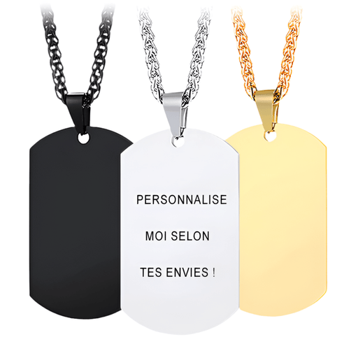 Collier Militaire Personnalisable - LE SOLDAT