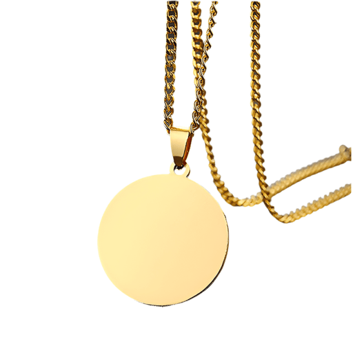 Collier Militaire Plaque Ronde - LE SOLDAT