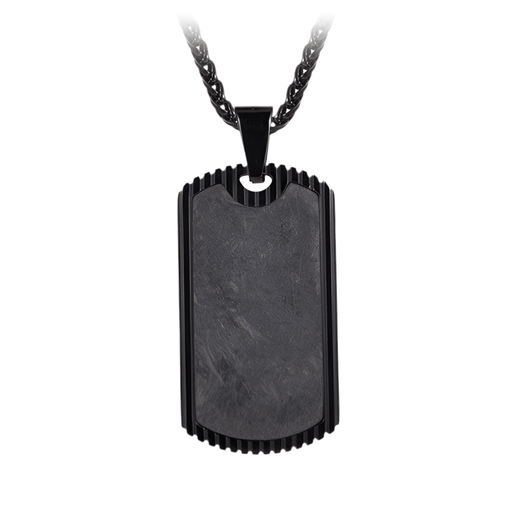 Collier Militaire Style Plaque Carbone - LE SOLDAT