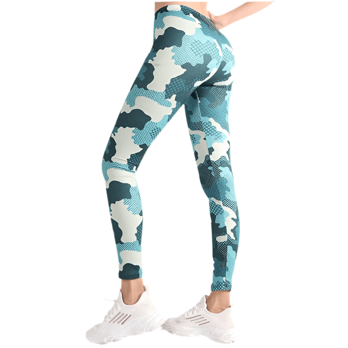 Legging Camouflage Bleu Menthe - LE SOLDAT