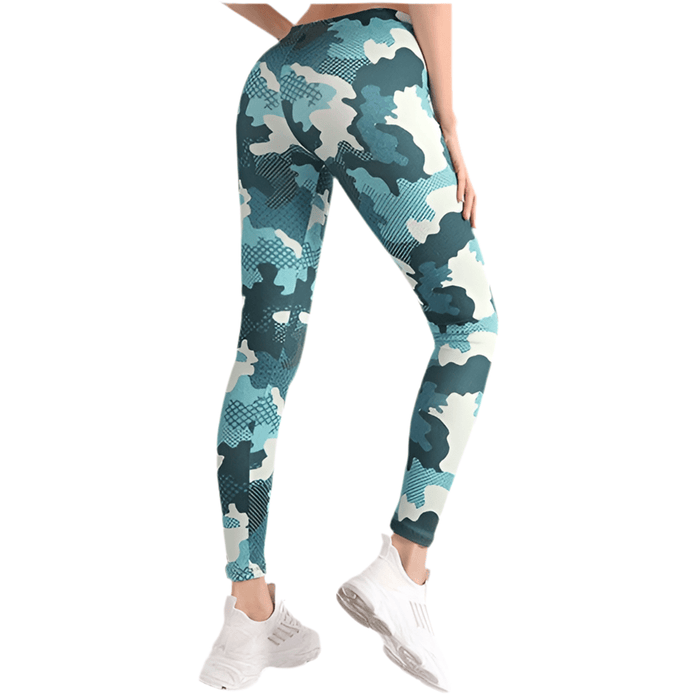 Legging Camouflage Bleu Menthe - LE SOLDAT