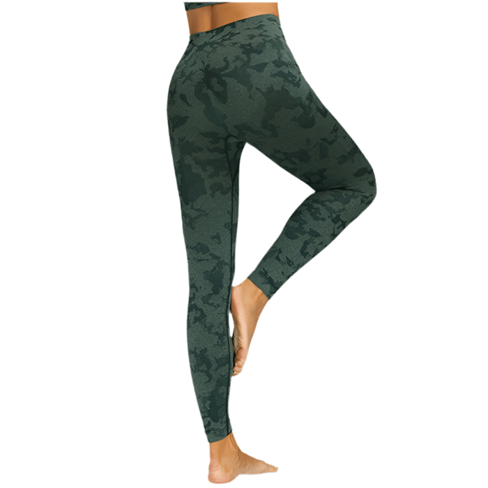 Legging Camouflage Imprimé Treillis - LE SOLDAT Camouflage vert / S