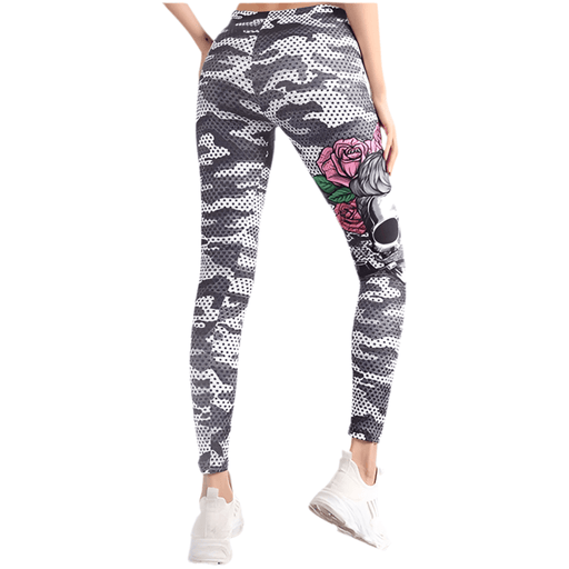 Legging Camouflage Motif Tête de Mort - LE SOLDAT