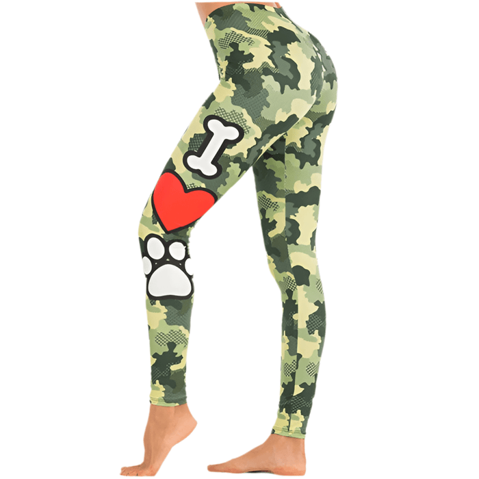 Legging Camouflage Vert Animal Lover - LE SOLDAT