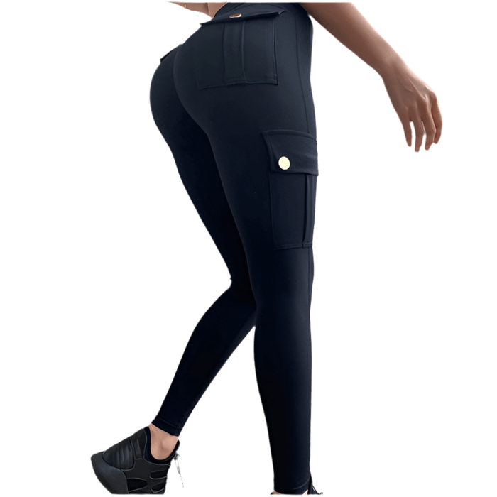 Legging Militaire Cargo Noir - LE SOLDAT