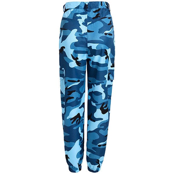 Pantalon Camouflage Bleu Femme - LE SOLDAT