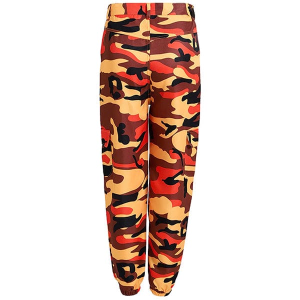 Pantalon Camouflage Femme Orange - LE SOLDAT