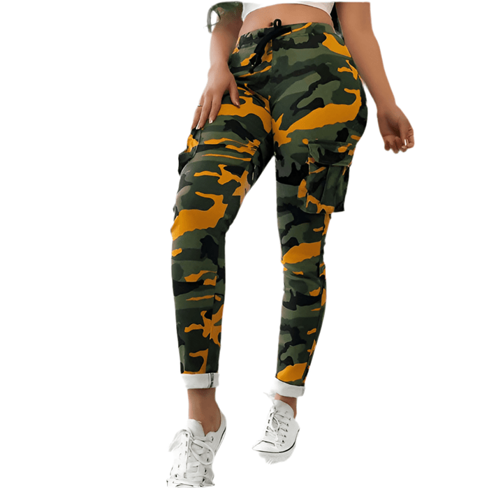 Pantalon Camouflage Orange Femme - LE SOLDAT